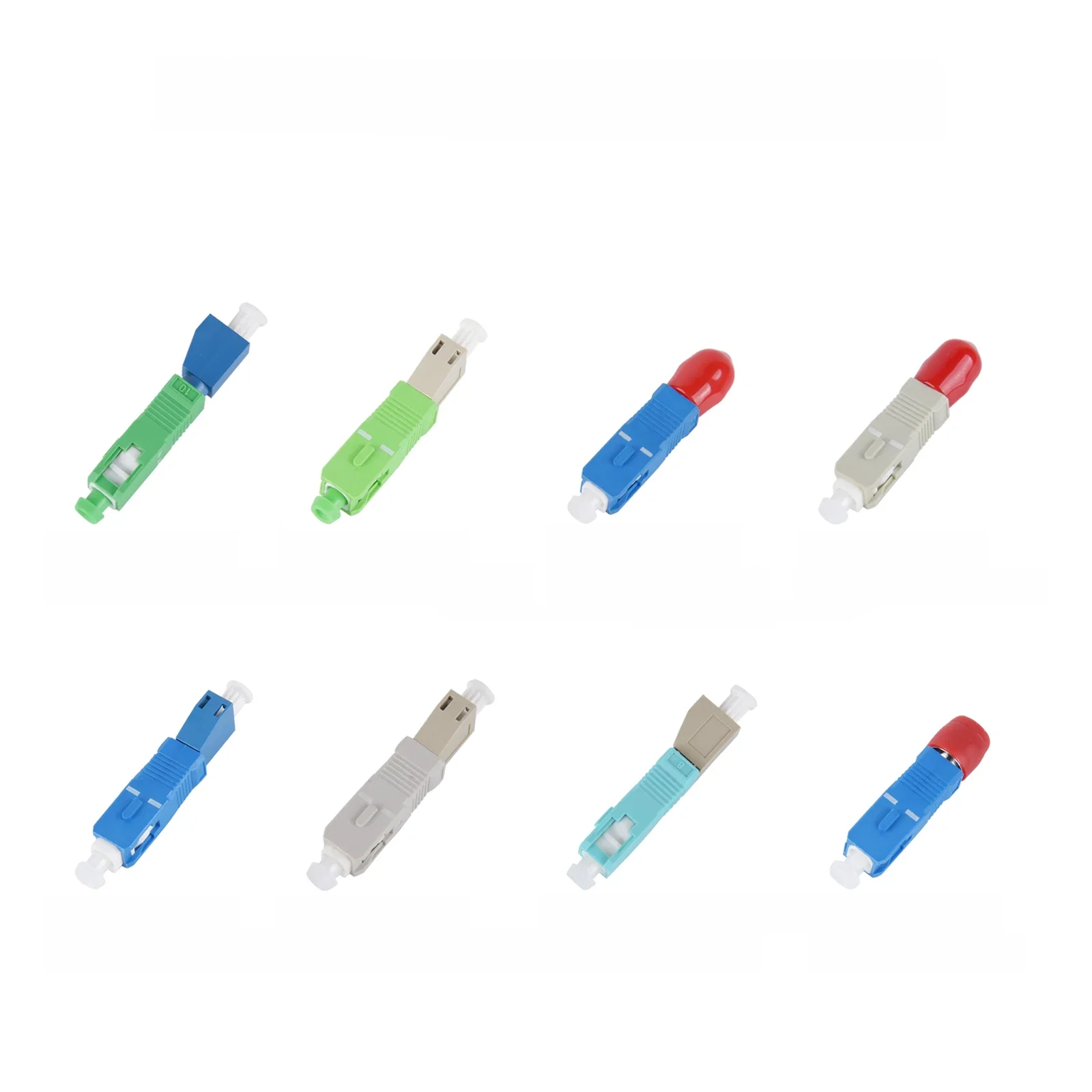 5 sztuk Adapter światłowodowy APC/UPC SC męski na UPC FC/LC/SC/ST żeński jednomodowy wielomodowy konwerter optyczny MO3 hybrydowe złącze — zdjęcie produktu 7