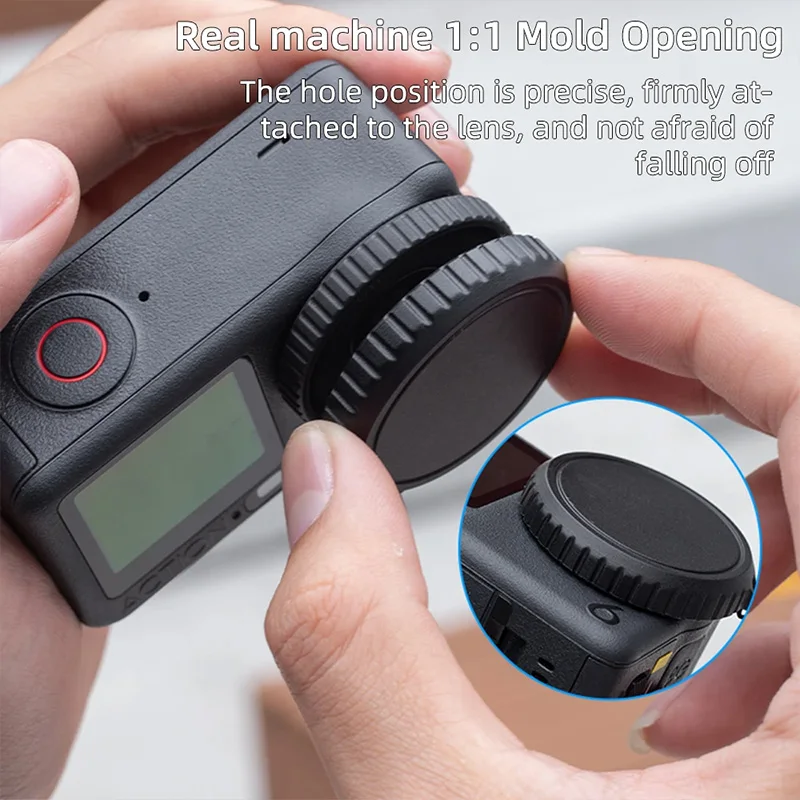 Silicone Lens Cap for DJI Osmo Action 6, Custom Made Anti-scratch & Anti-Fingerprint Protective Cover for Action6 Accessories