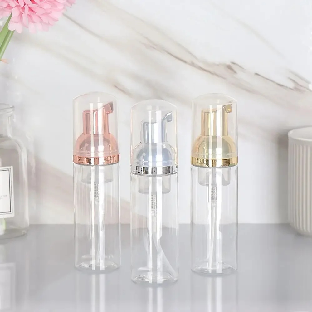 Bouteille à pompe en mousse plastique AfricFace, nettoyant pour cils, bouteille cosmétique, distributeur de mousse Regina, rose, or, 30 ml, 50 ml, 80ml, 1 pièce