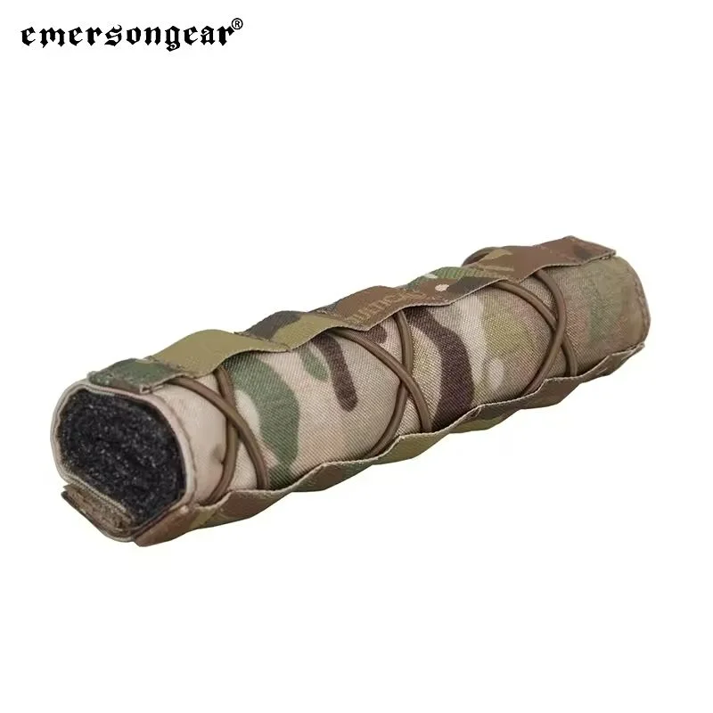 Emersongear Tactical 22cm Airsoft Suppressor Cover Silencer Protective Cloth Tool Panel Muffler Case Pouch Bag Hunting EM9330