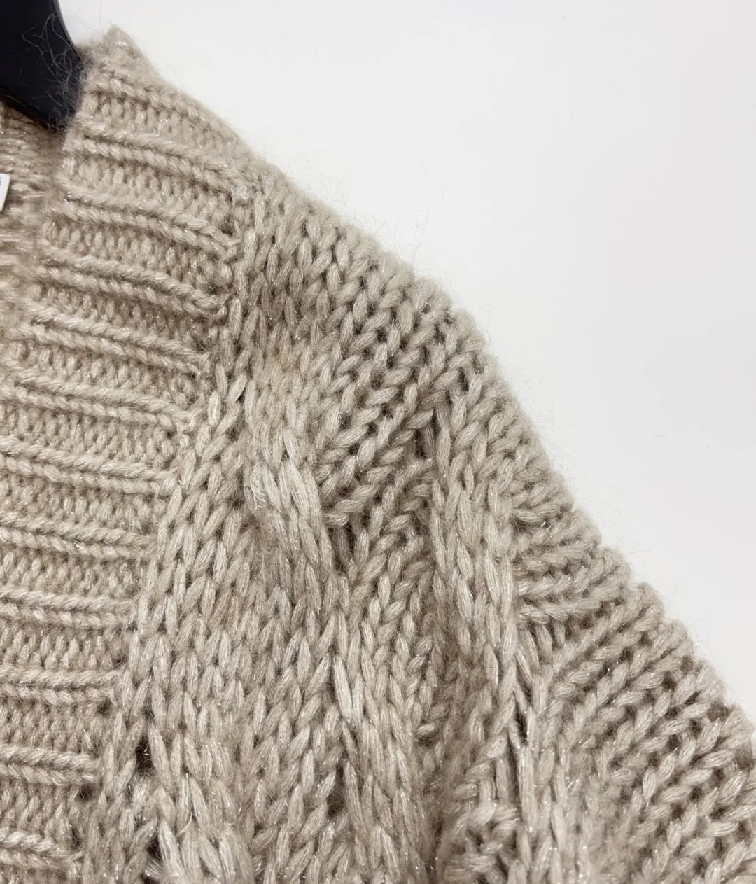 신상 여성용 고품질 긴 소매 모헤어 울 니트 가디건 탑스 우아한 캐주얼 루즈 홀로우 아웃 스웨터 시크 럭셔리 가을용