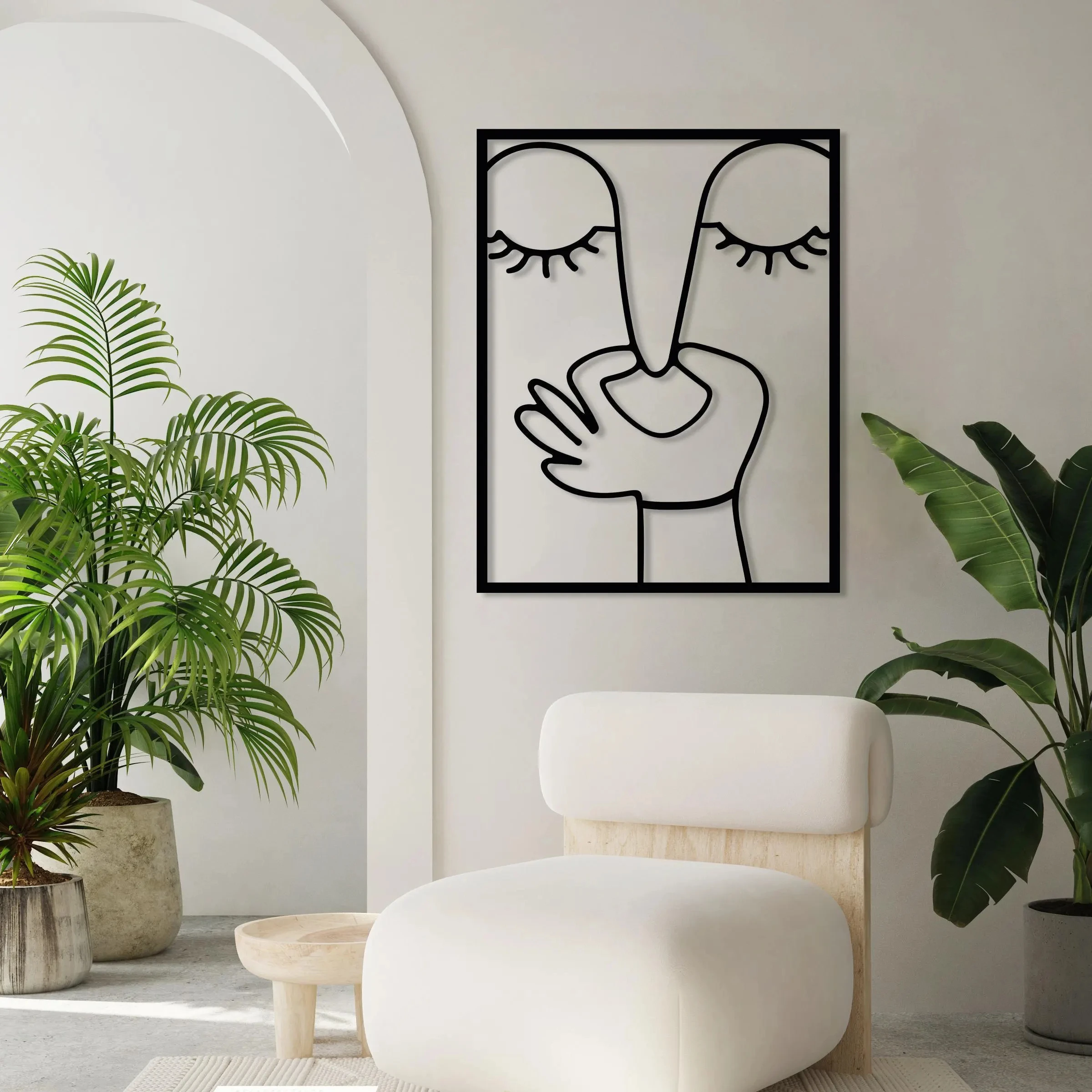Funny Bathroom Metal Wall Art, Minimalist Toilet Decor, Cafe Bar Restroom Sign