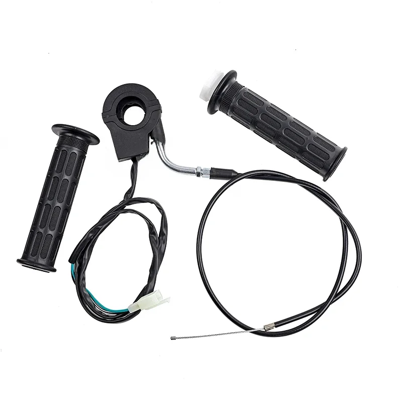 AliExpress TMQWAG Universal Motorcycle Handlebar Hand Grips Throttle Cable Kill Switch Set For 49cc-80cc Engine Parts Motorized Bicycle Push Bike