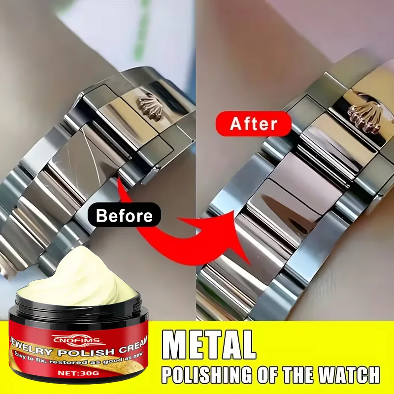 

[Jewelry Polishing Cream]: Gold/Silver Shine, Oxidation Reduction for Rings, Bracelets & Earrings