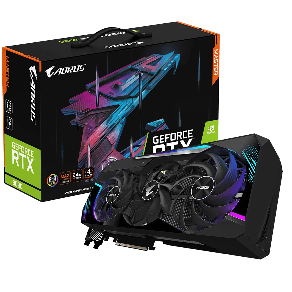 Carte graphique AORUS GeForce RTX 3090 Biens TER 24G, originale, scellée