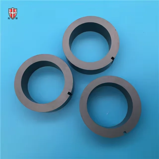 High hardness RS SiC silicon carbide ceramic ring cylinder