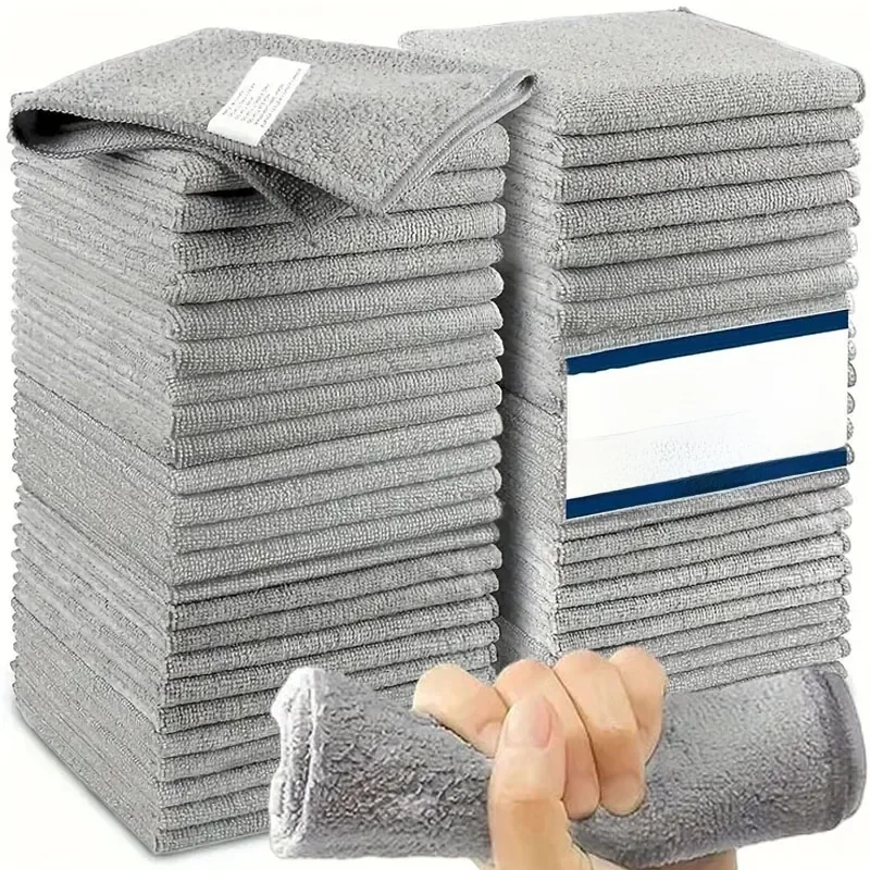 AliExpress Microfiber Cleaning Cloths for Bicycle Car Kitchen Towel Absorbent Soft And Stain-removing Cloth Reusable Cleaning Towels