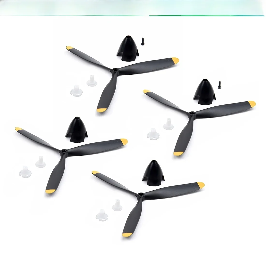 Rc 3 Blades Propeller Voor 761-5 P-51D / 761-8 F4U / 761-9 t28/761-11 BF109 / 761-12 Spitfire Rc Vliegtuig - afbeelding 2