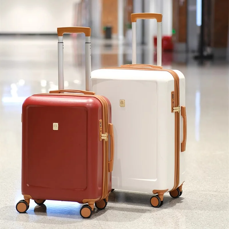 

Ultra-beautiful retro goddess red suitcase high-grade luggage 20-inch boarding box durable ultra-thick trolley case suitcase