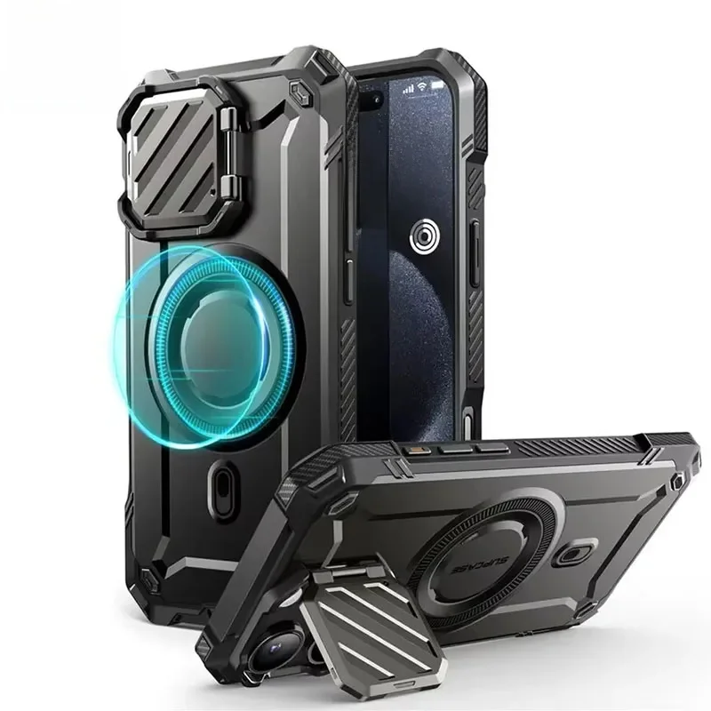 Etui SUPCASE do iPhone'a 16 Pro 6.3" 2024 UB Mag XT Wytrzymałe, mocne, magnetyczne etui na telefon z osłoną na aparat — zdjęcie produktu 7