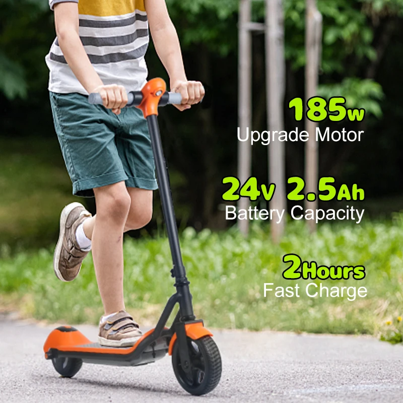 Mankeel MK029 سكوتر كهربائي للأطفال مع أضواء ملونة بحد أقصى 14 كم/ساعة خفيف الوزن قابل للطي سكوتر إلكتروني لهدية الأطفال #5