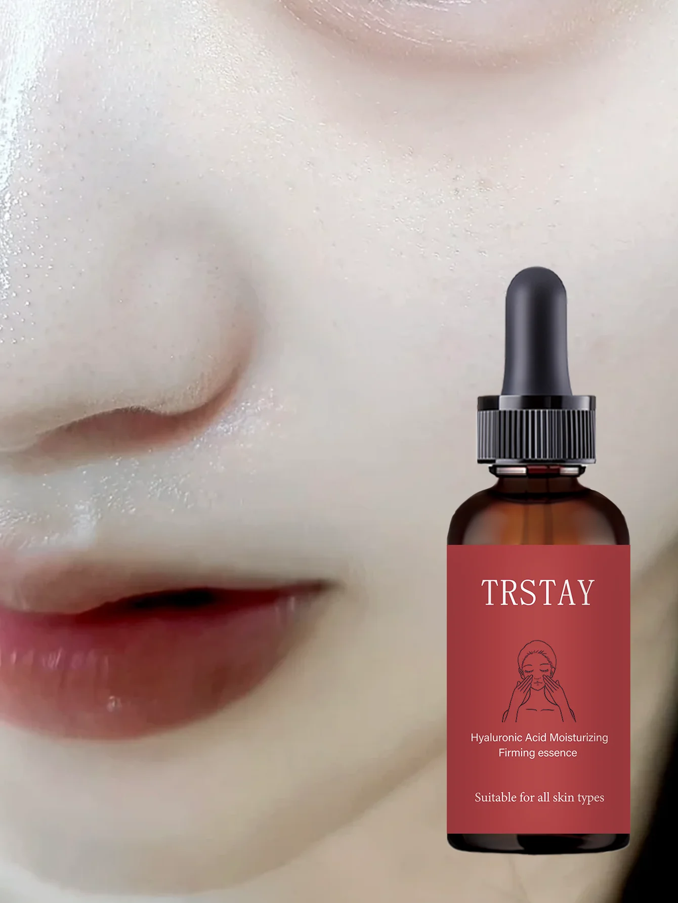 Hydrating Brightening Anti Wrinkle Essence Serum with Hyaluronic Acid and Collagen for Elastic Glowing Complexion Fade Spots and - Image 5