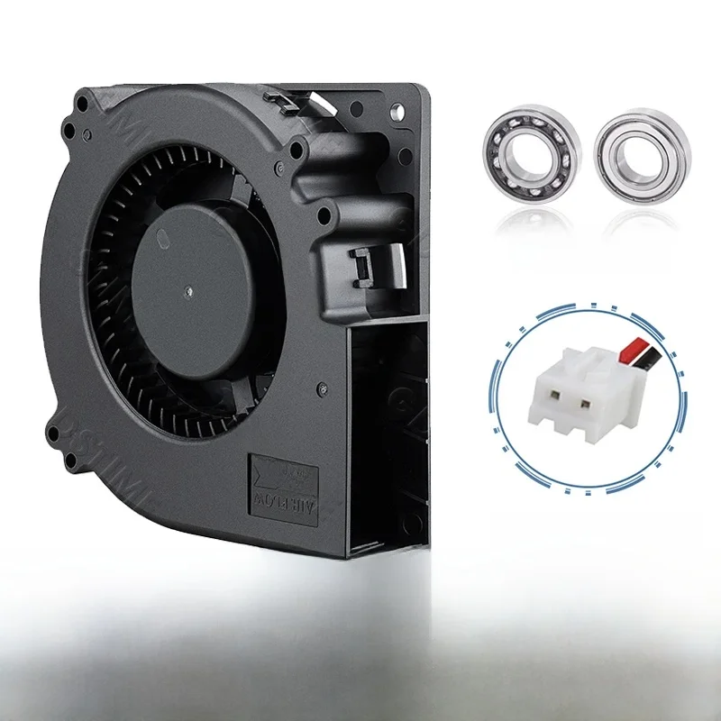1szt Gdstime 120mm 12cm Wentylator dmuchawy 5V 12V 24V 48V 110V 115V 220V 240V 120X120X32mm Wentylator kulowy komputerowy promieniowy Turbo Wentylator chłodzący — zdjęcie 2