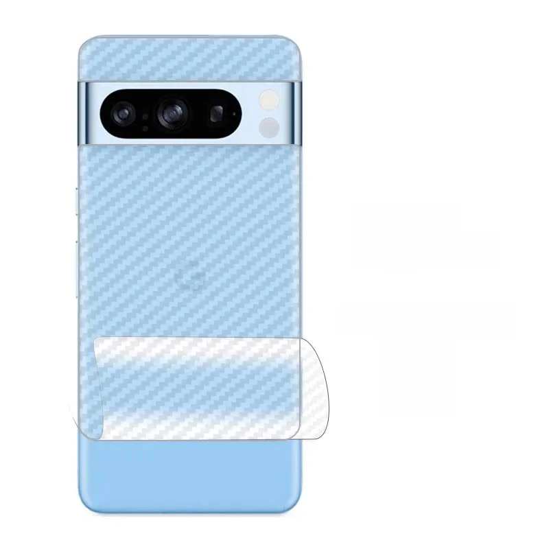 Film de protection arrière transparent en fibre de carbone 3D pour Google Pixel 10, 10a, 9, 9a, 8, 8a, 7a, 5, 6, 7 Pro, XL, 4G (non en verre)
