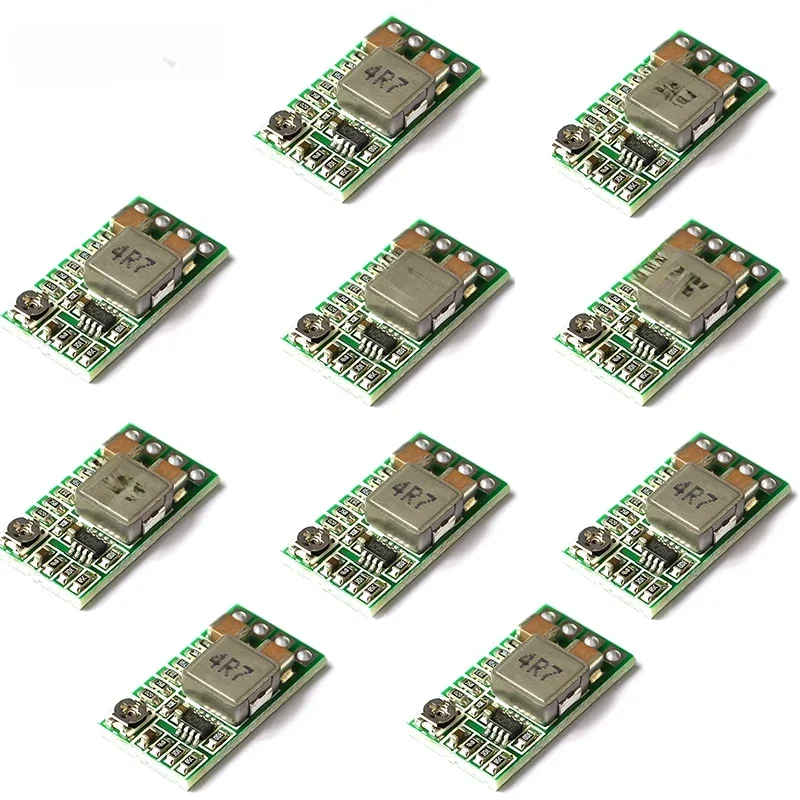 5szt Mini DC-DC 12-24V do 5V 3A Moduł zasilacza obniżającego napięcie Regulowany konwerter napięcia 97,5% 1,8V 2,5V 3,3V 5V 9V 12V — zdjęcie 2