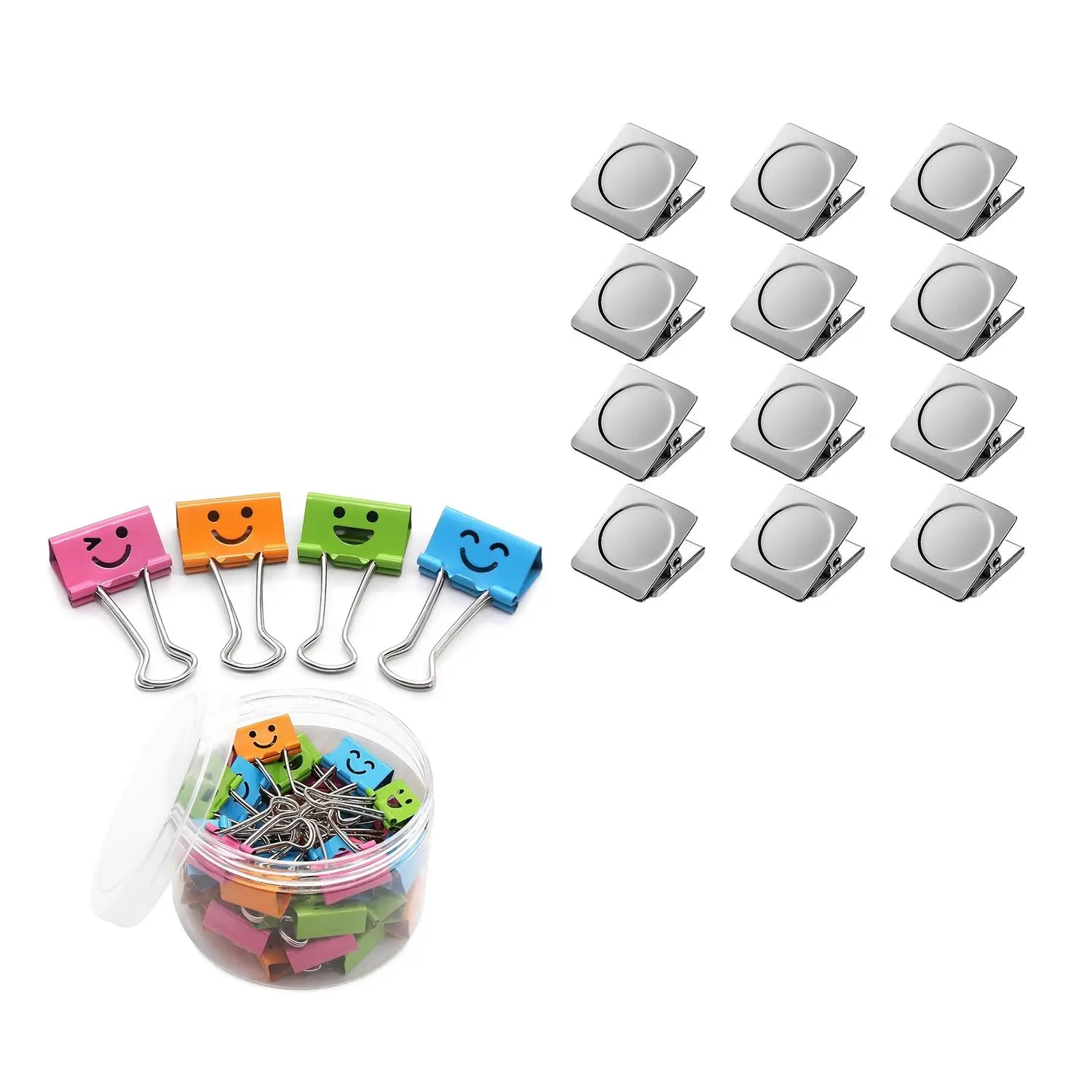 Strong Magnetic Clips & Heavy Duty Magnet Metal Clips, Clip Magnets, Magnetic Chip Clips For Office, Classroom, Whiteboard, Frid