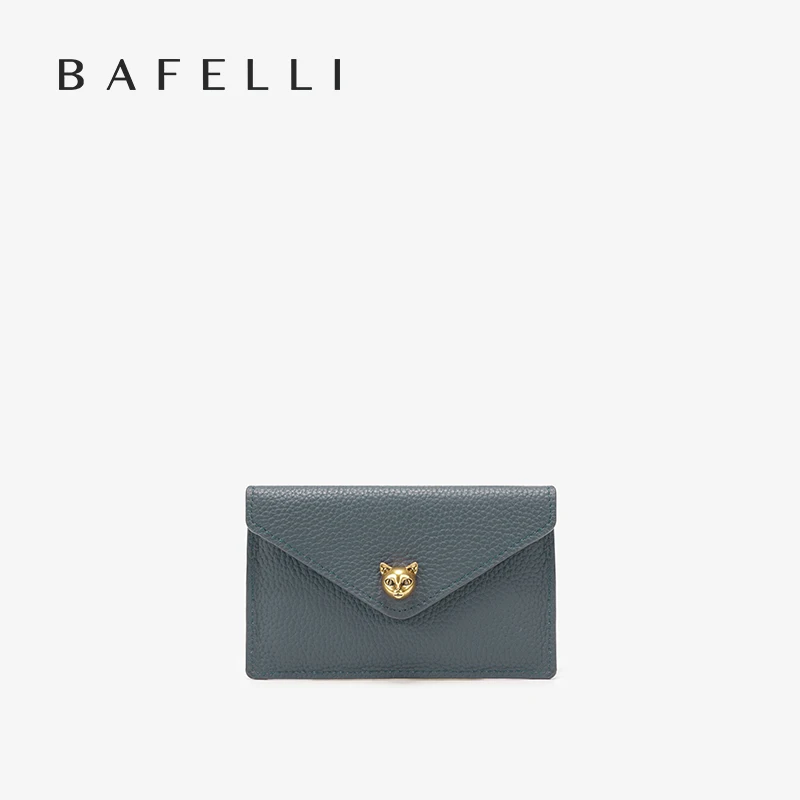 

BAFELLI Designer Multi-card Slots Genuine Leather Short Wallet for Women with Bill Storage