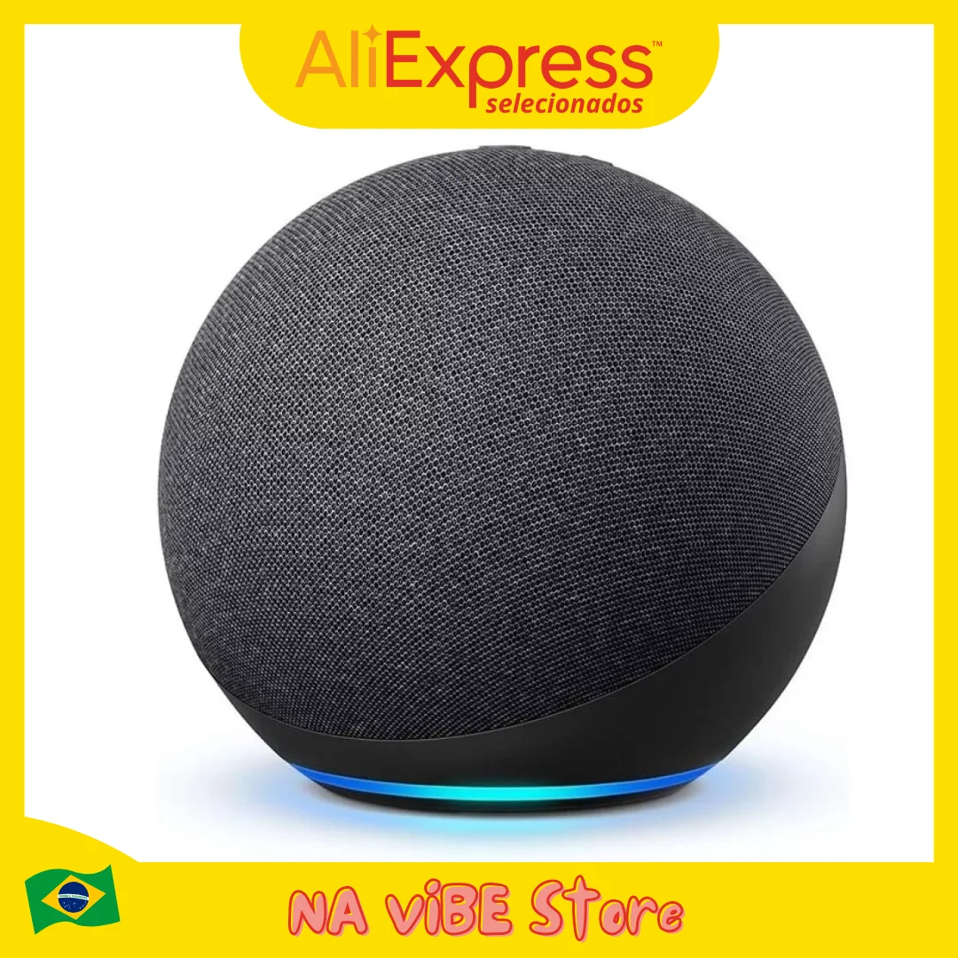 Alexa Echo Dot 5th Generation Original Smart Sound Box Modern Home Practice Fast Shipping to All Brazil Technology