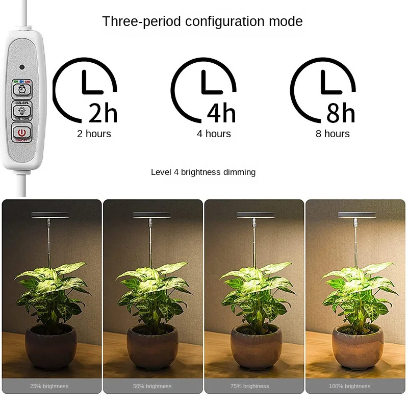 LED Growth Light Grow Lamp Full Spectrum Plant Light With Control Lights Home Indoor Flower Seedling Phyto Lamp Plant Light Grow