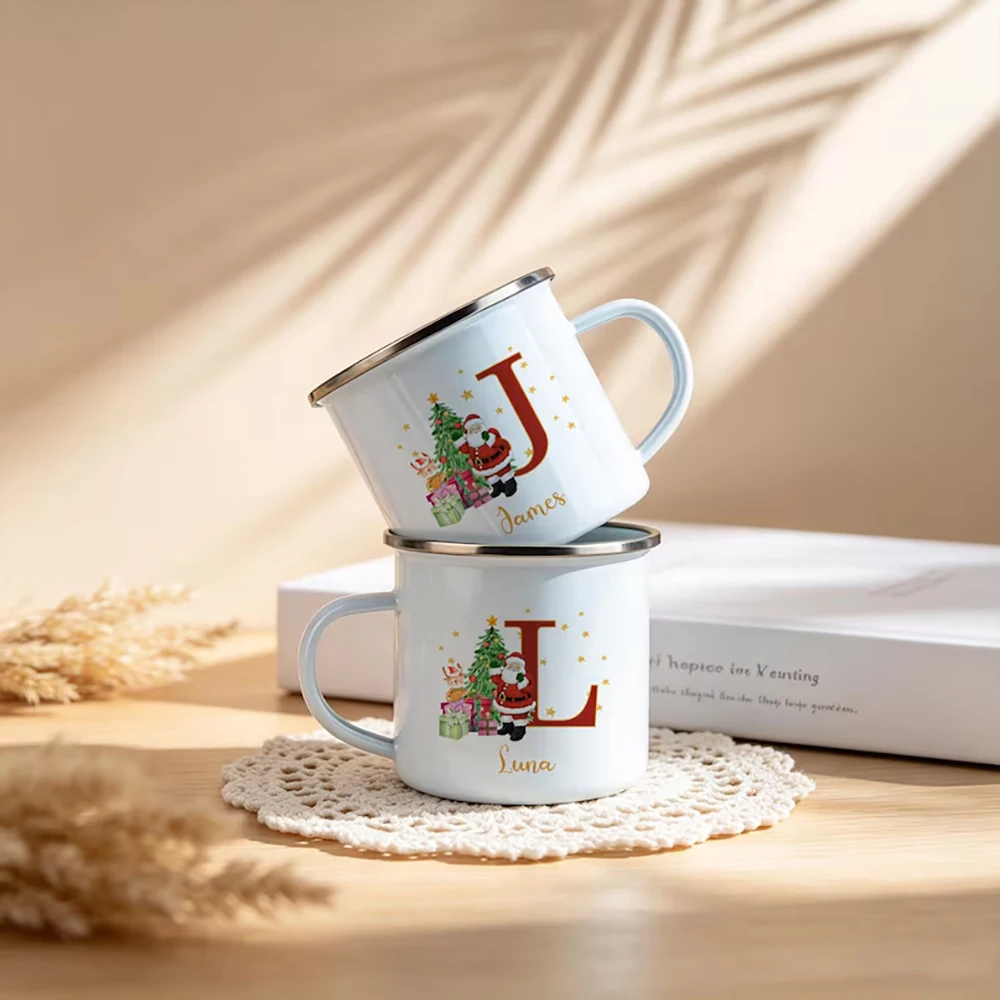 2026 New Monogram White Ceramic Mug, Custom Initial Letter Coffee Cup for Wedding Bridesmaid Proposal and Birthday Gift.