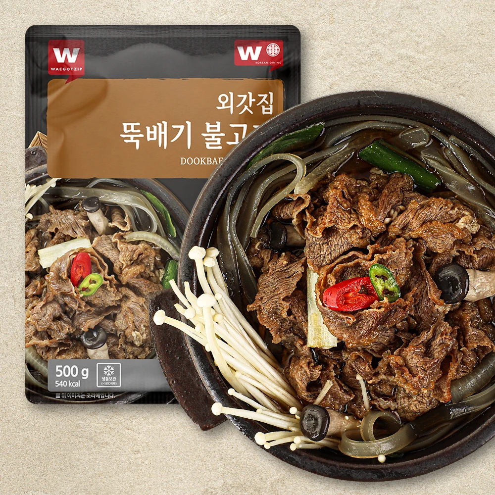 [Waegotzip] Hot Pot Bulgogi 500 g x 9 EA / Ttukbaegi-Bulgogi