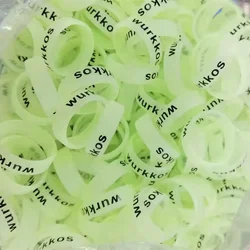 Wurkkos 22MM cerchio in Silicone inodore anello antiscivolo anello decorativo scalabile resistente al calore compatibile 22mm-30mm torcia