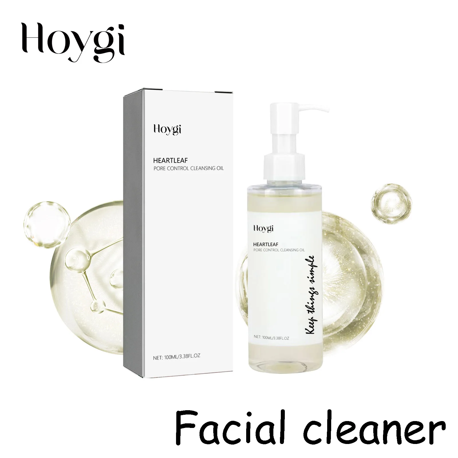 호이기 메이크업 리무버 오일 부드러운 클렌징 메이크업 리무버 모공 오일 제거 오일 컨트롤 모공 축소 매끄러움 향상 페이셜 클렌징 오일