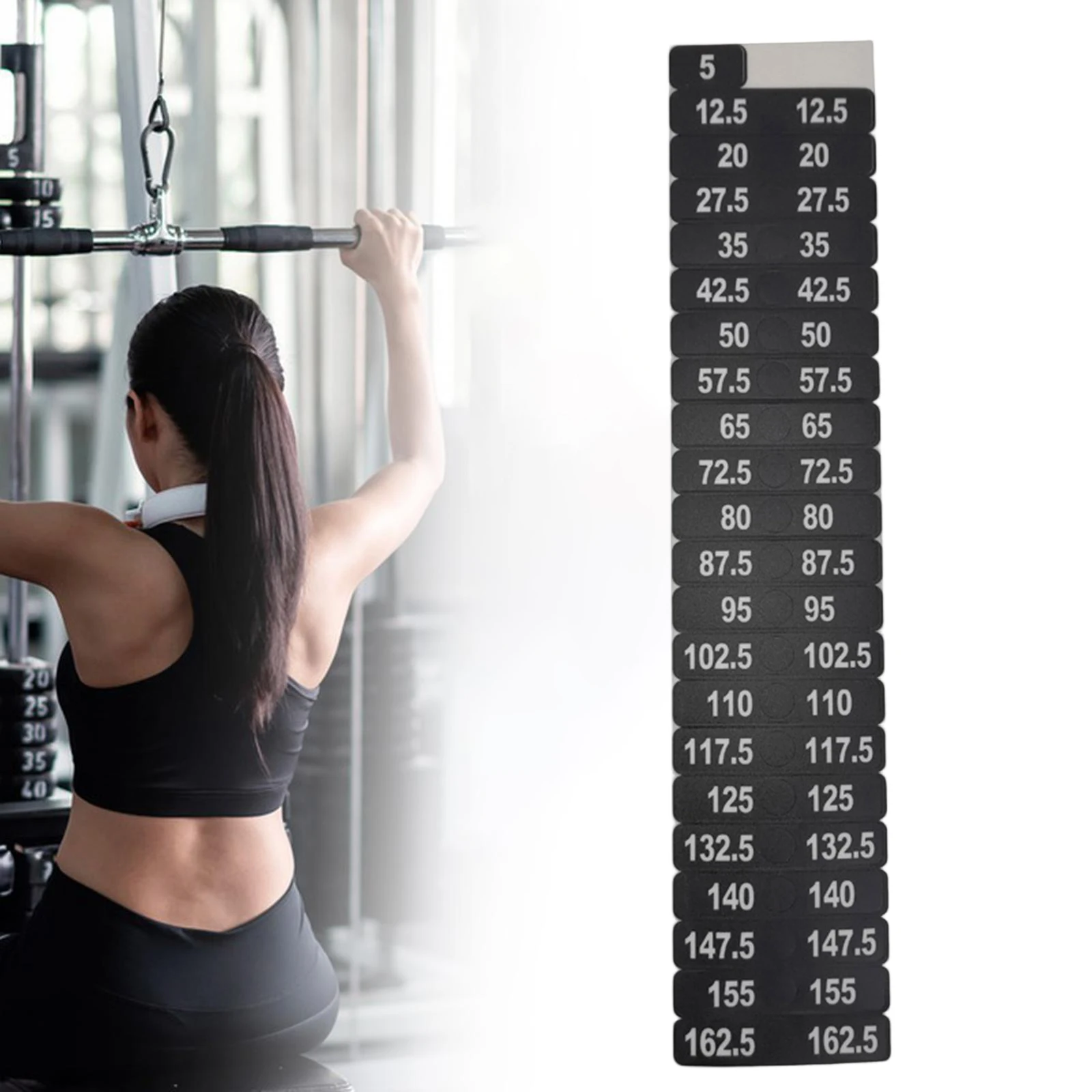 Fitness Equipment Weight Block Weight Identification Sticker Strength Equipment Small Bird Gantry Weight Plate Sticker