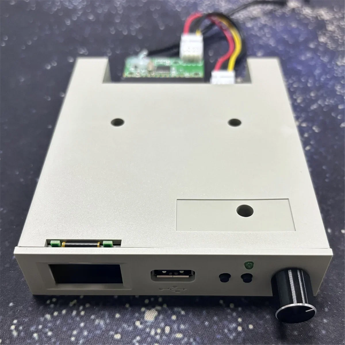 Émulateur d'entraînement de disquette SFRM44-U100LQD-435 avec écran OLED et encodeur rotatif, lecteur de disquette Flash OLED NND