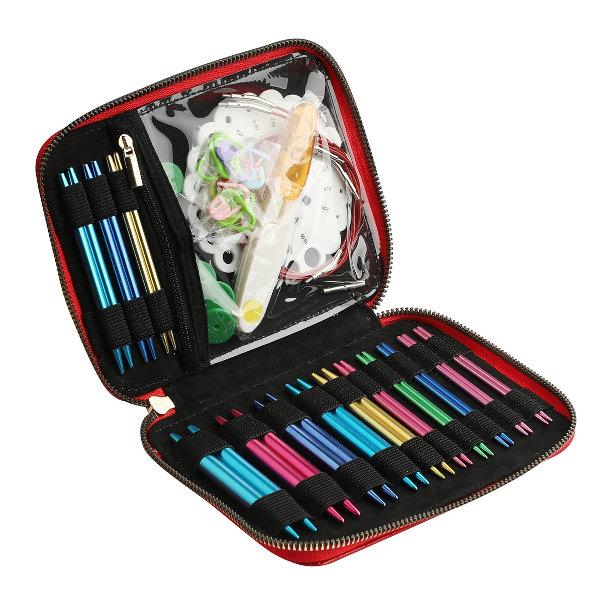 

1pc/multiple pcs crocodile pattern crochet storage bag set DIY knitting tools