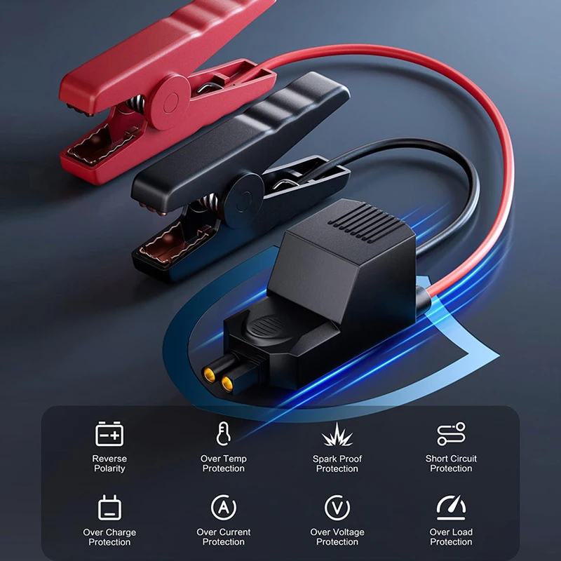 سيارة الانتقال كاتب 2000A شاحن بطارية قوة البنك في حالات الطوارئ الداعم لبدء 12 فولت البنزين والديزل المركبات