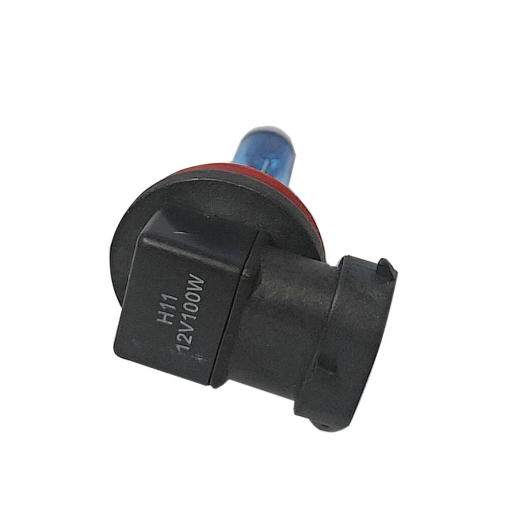 2PCS H8 H9 H11 Xenon White Super Halogen Headlight Bulbs 100W 6000K LED Headlamp 1:1 Installation Car Bulb