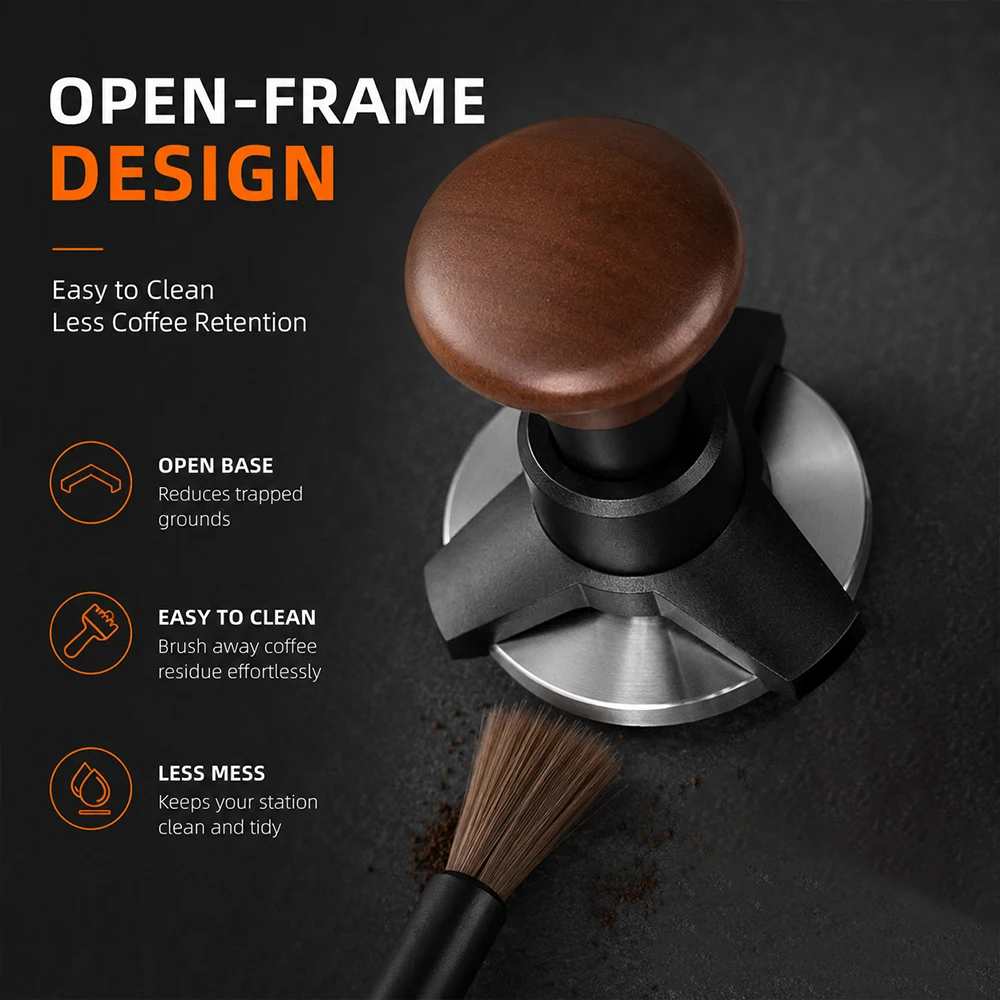 インパクトコーヒータンパー 30lb 51/53/58mm  - Coffee Tamper Leveler のレビューと価格