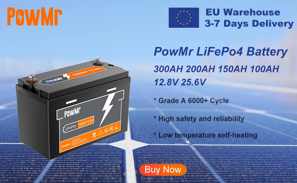 PowMr MPPT 45A 35A 25A Solarladeregler 12V 24V Auto Lifepo4 Batterieladegerät Solarpanel-Regler Max. PV-Eingang 100VDC – Detail 1
