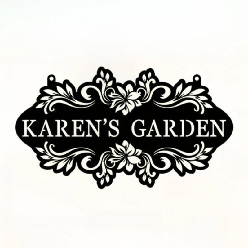 Custom Metal Art Sign with Name/Text/Date, Outdoor/Indoor Garden Marker Suitable for Housewarming/Easter/Birthday/Party Presents - view 4