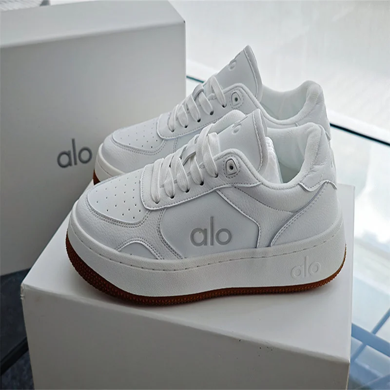 ALO 2025 Classic solid color non-slip casual sports shoes men and women high quality all match fashion board shoes