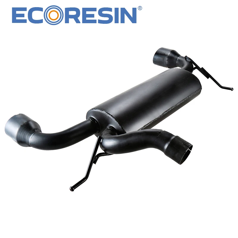 For Wrangler Jeep 2007-2017 JK  4*4 Jeep Exhaust Pipe Muffler System Matte  Black  Auto Parts Accessories  Sahare Rubicon