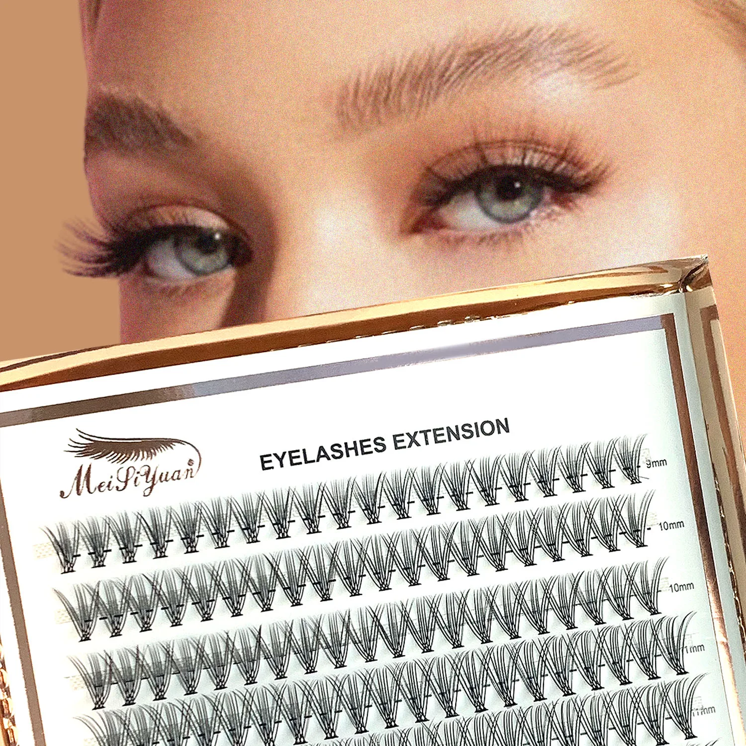 Daily Korean Beauty Essential – Invisible Band False Lashes for Natural Cat Eye Look