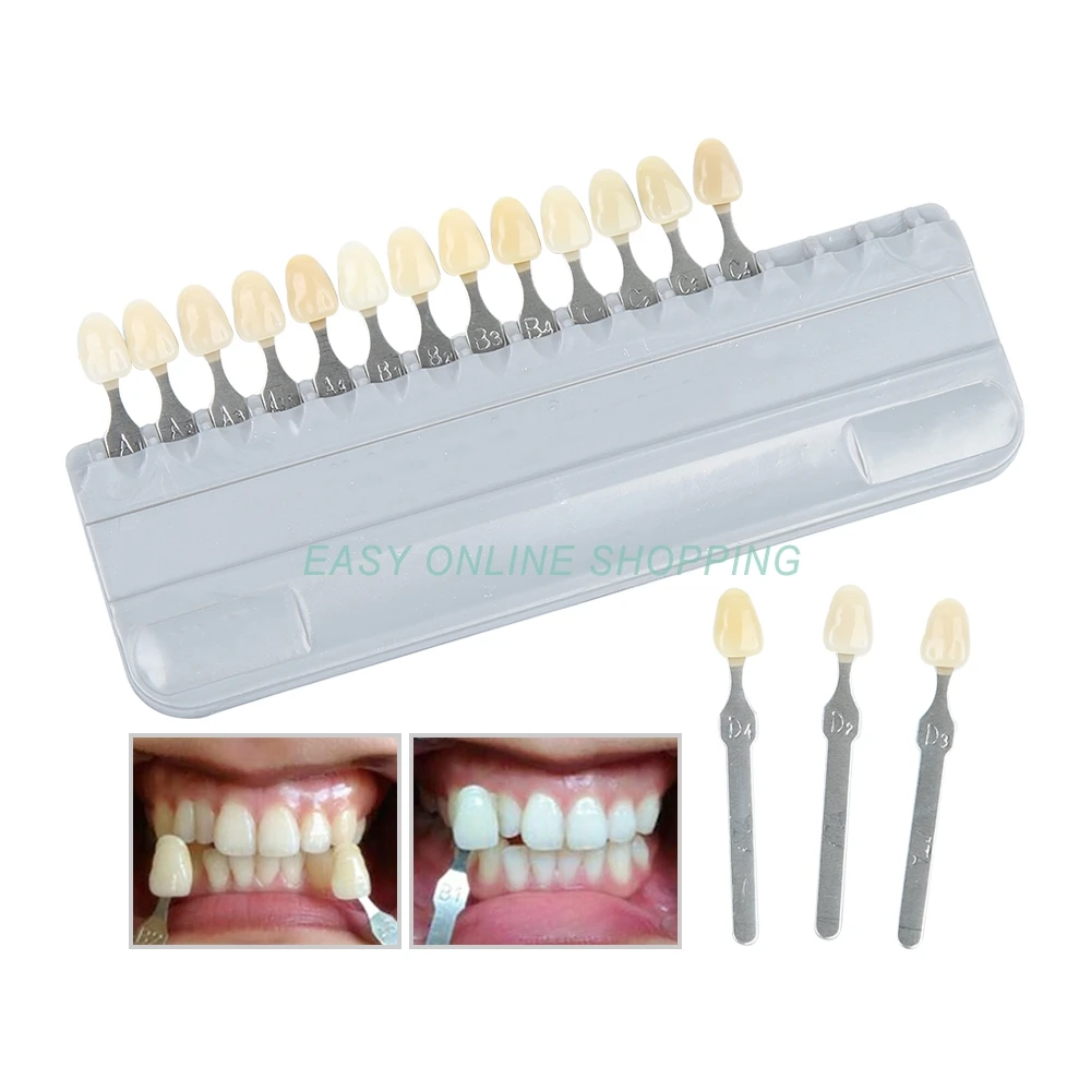 Tooth Whitening Products Guide Dental Material Vita 16Colors Tooth Model Colorimetric Plate Tooth Shape Design for Beauty Device