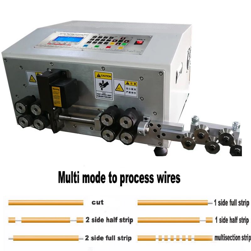 Automatic Wire Stripping and Cutting Machine for Multi-Core & Single-Core Cable Peeling The Outer Sheath and Conductor
