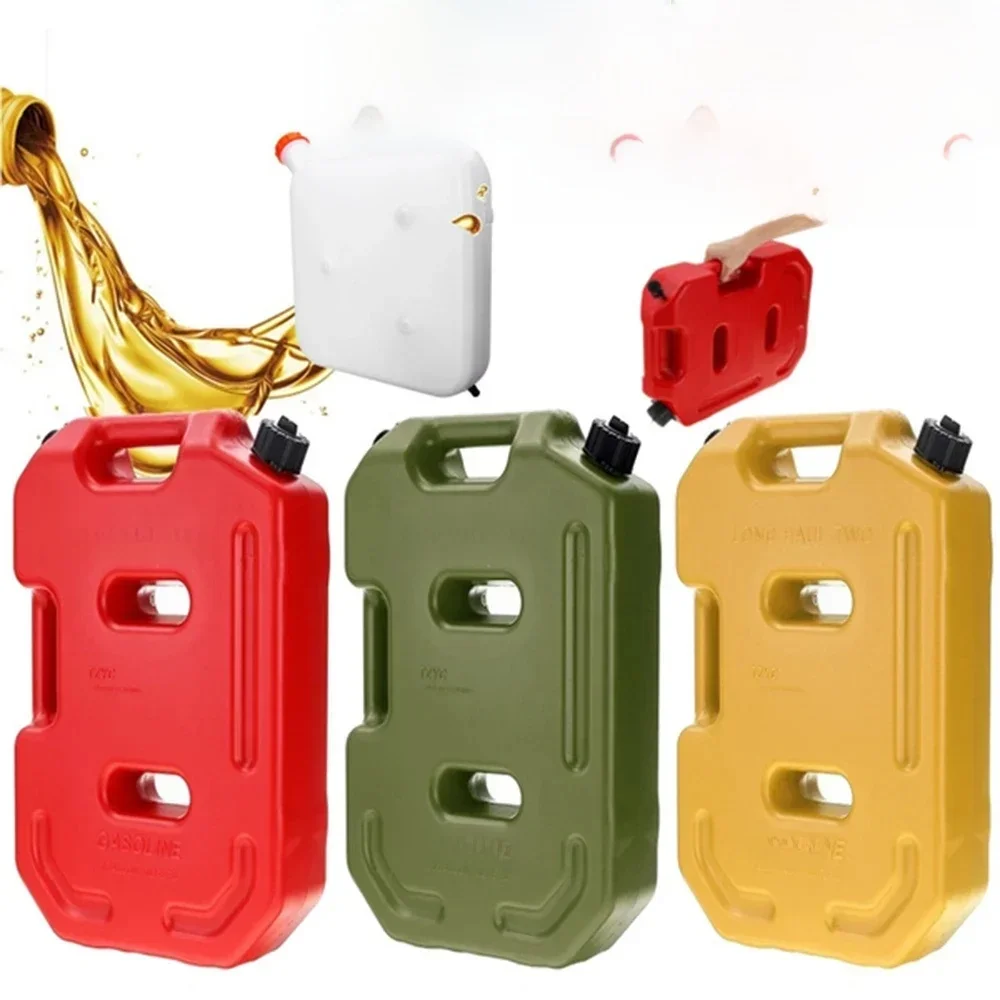 10L Liter Jerrycan Praktische Lange Afstand Benzine Diesel Brandstoftank Kan Verpakken Voor Offroad SUV ATV Motorfiets Driewieler Brandstofcontainer - afbeelding 2