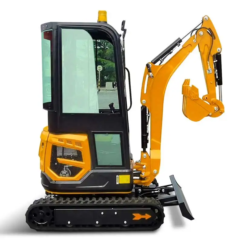 Customized Hot Sale Wholesale Mini Crawler Excavator Mini Bagger Earth-Moving Machinery Home Garden 1.8Ton Mini Excavator