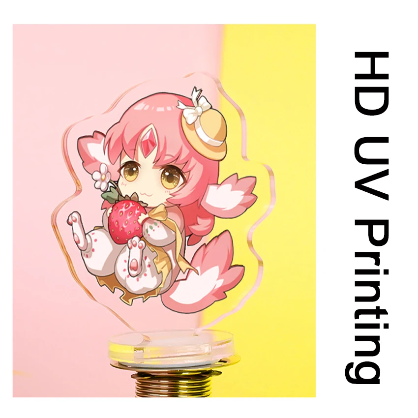 Custom Shaker Acrylic Standee Spring Cartoon Logo AnimeTV Figure Clear Model Plate Desk Decor Standing Sign Stand For Fans Gifts - Image 4