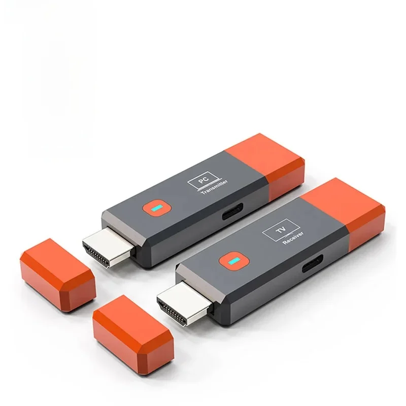 Bezprzewodowy nadajnik i odbiornik HDMI 50M, adapter bezprzewodowego wyświetlania HDMI 1080P do PS4, kamery, PC do TV, projektora — zdjęcie 2