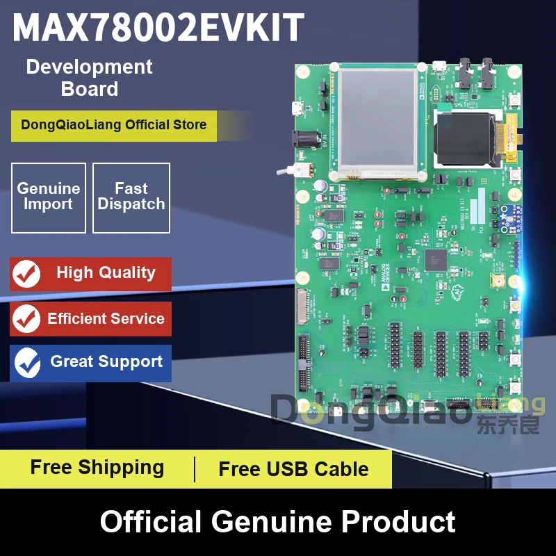 In stock: MAX78002EVKIT MAX78002 – RISC-V 32-bit MCU evaluation board for embedded systems