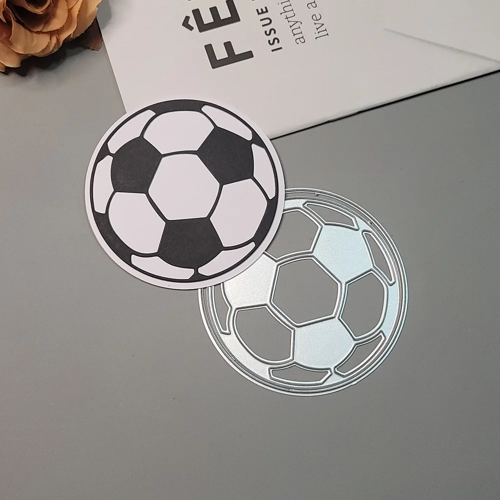 Football Cutting Dies Mold Scrapbook Seal DIY Manual Mold Home Album Production Carbon Steel Die Cuts 2022 New