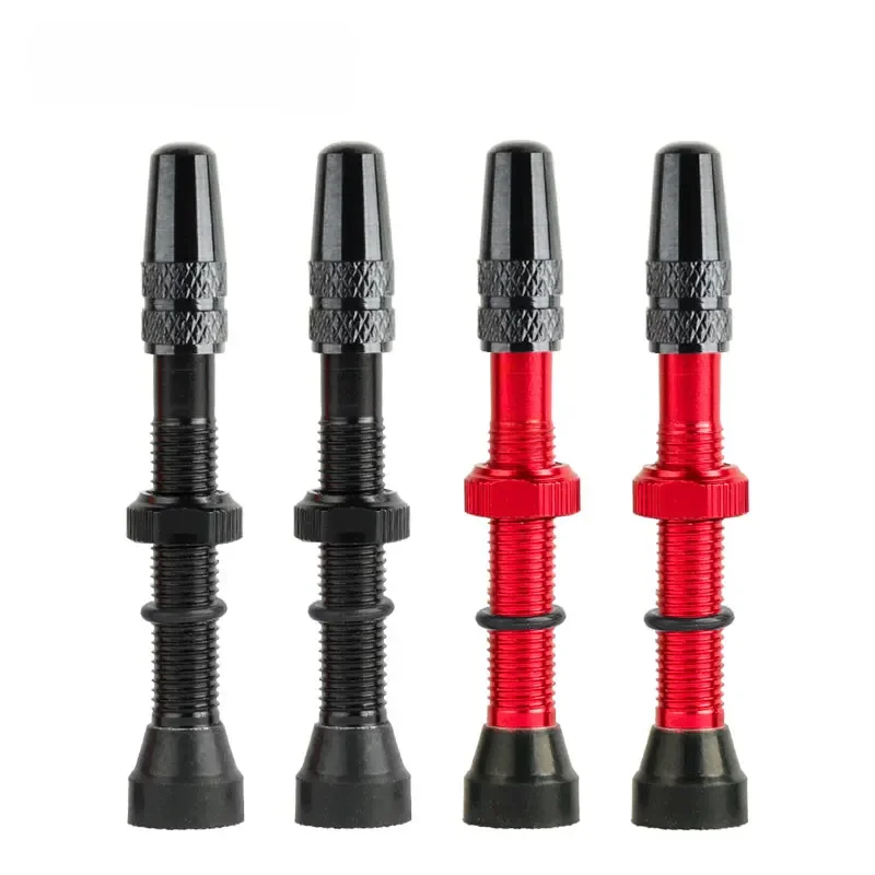 AliExpress DEEMOUNT 2pcs 40mm Bicycle Tubeless Tire Presta Valve CNC Cut Alloy/Brass Structured Stem Detachable Brass Core W O-ring Seals