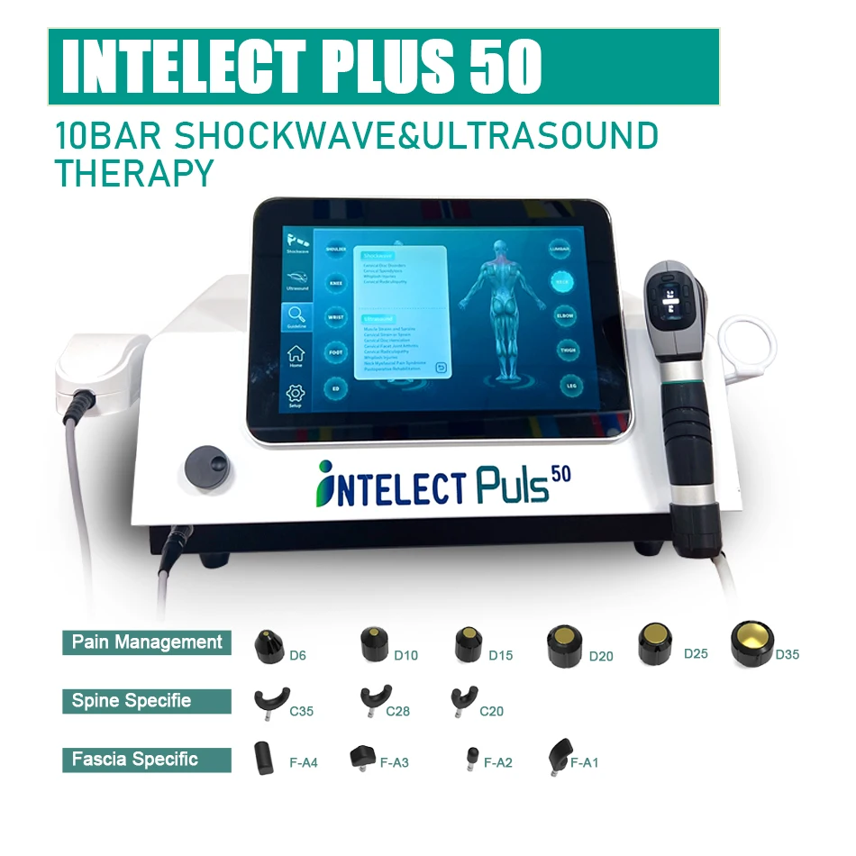 Intelect Puls 50 ESWT And Ultrasound Therapy For Low Back Pain Therapy