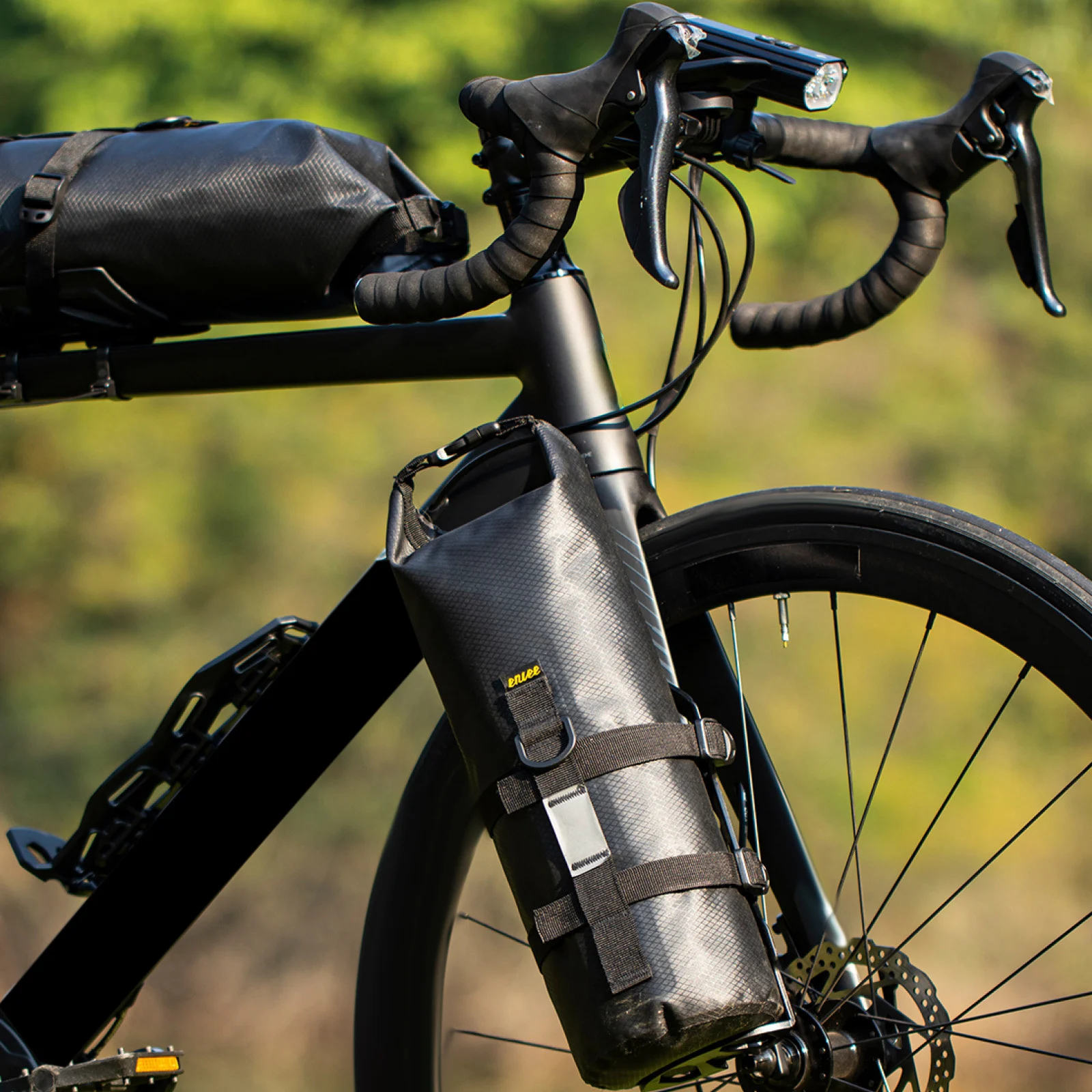 Bike Bag Holder Bicycle Bag Mount Easy to Install Lightweight Water Bottle Holder for Front/Rear Fork, Frame Mounted
