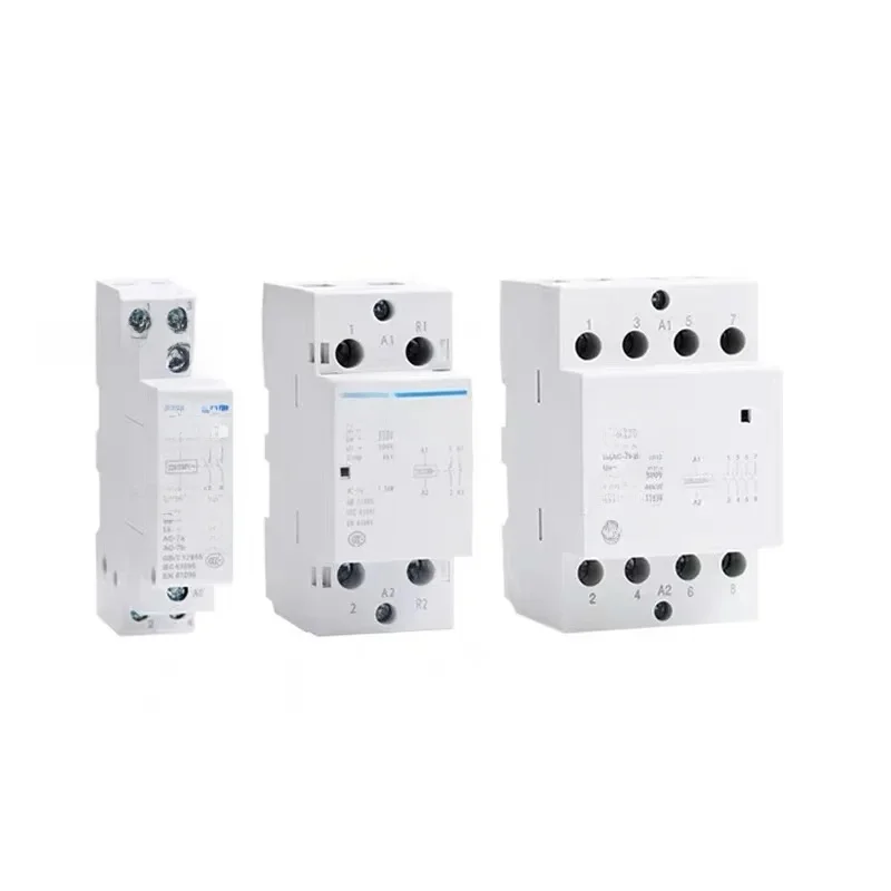 CHINT NCH8 20A 25A 40A 63A contacteur ca domestique sur Rail Din 220V 230V 380V 400V 1NO1NC 2NO 2NC 4NO 1 simple 3 triphasé